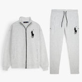 Rl Interlock Tracksuit (Heather grey)